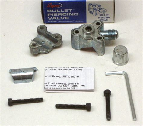 Piercing valves are used all the time in light commercial refrigeration. . Bullet piercing valve autozone
